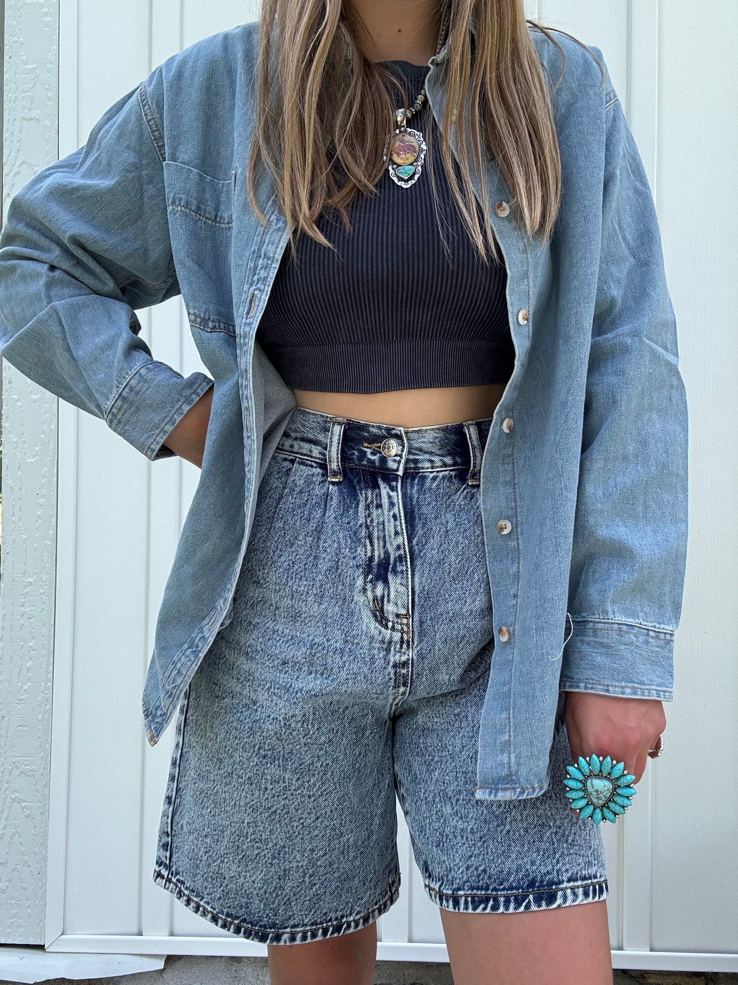 Boyfriend Jean Shorts
