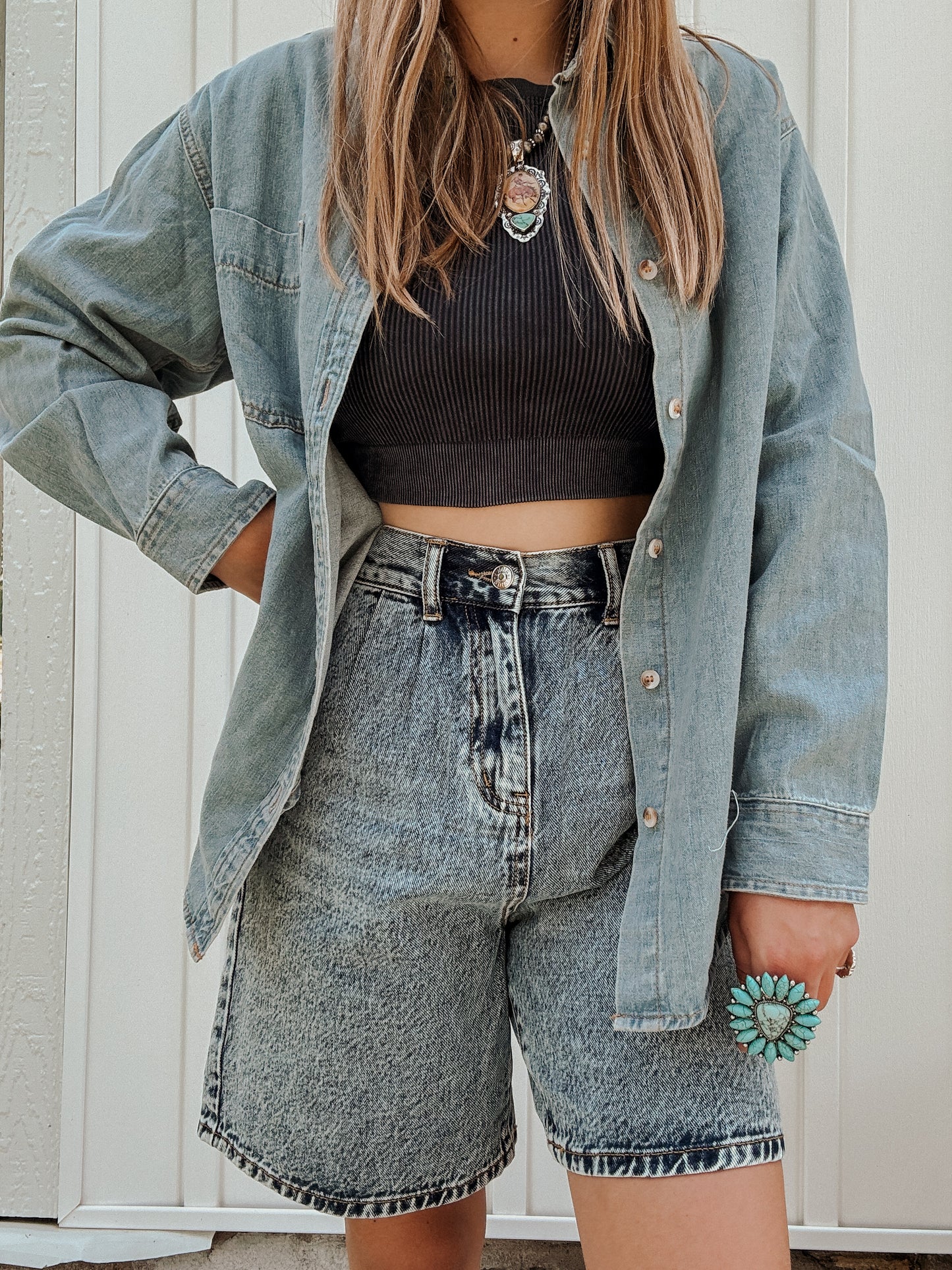 Boyfriend Jean Shorts