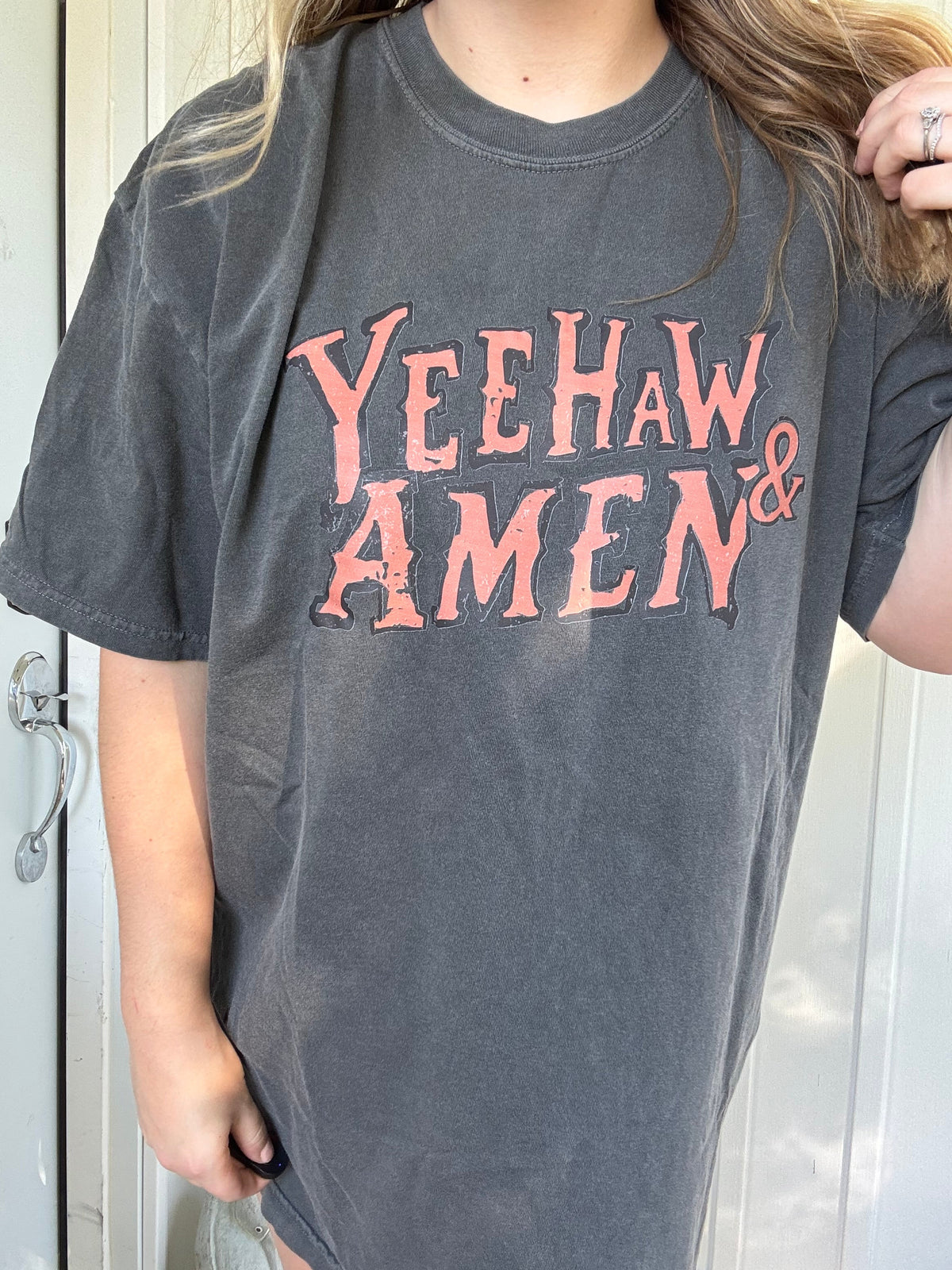 Yee Haw Amen Tee