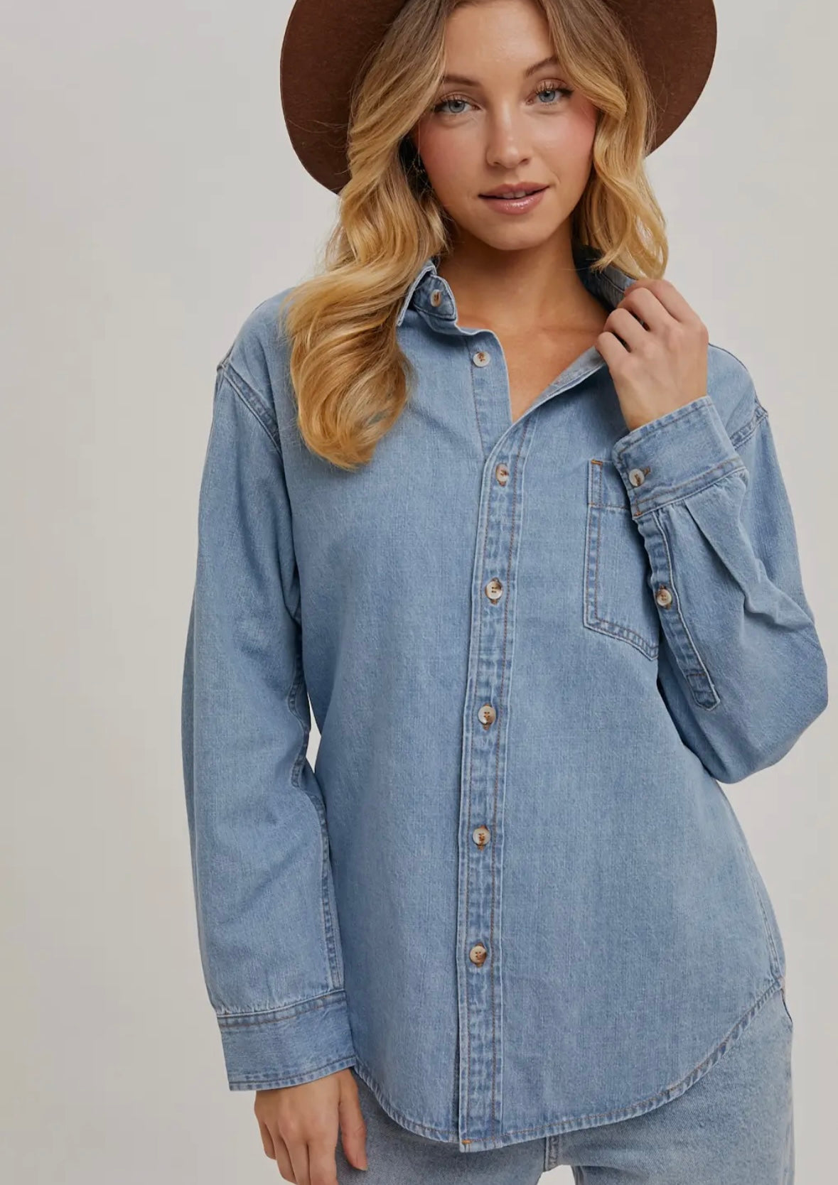 Denim Button Down