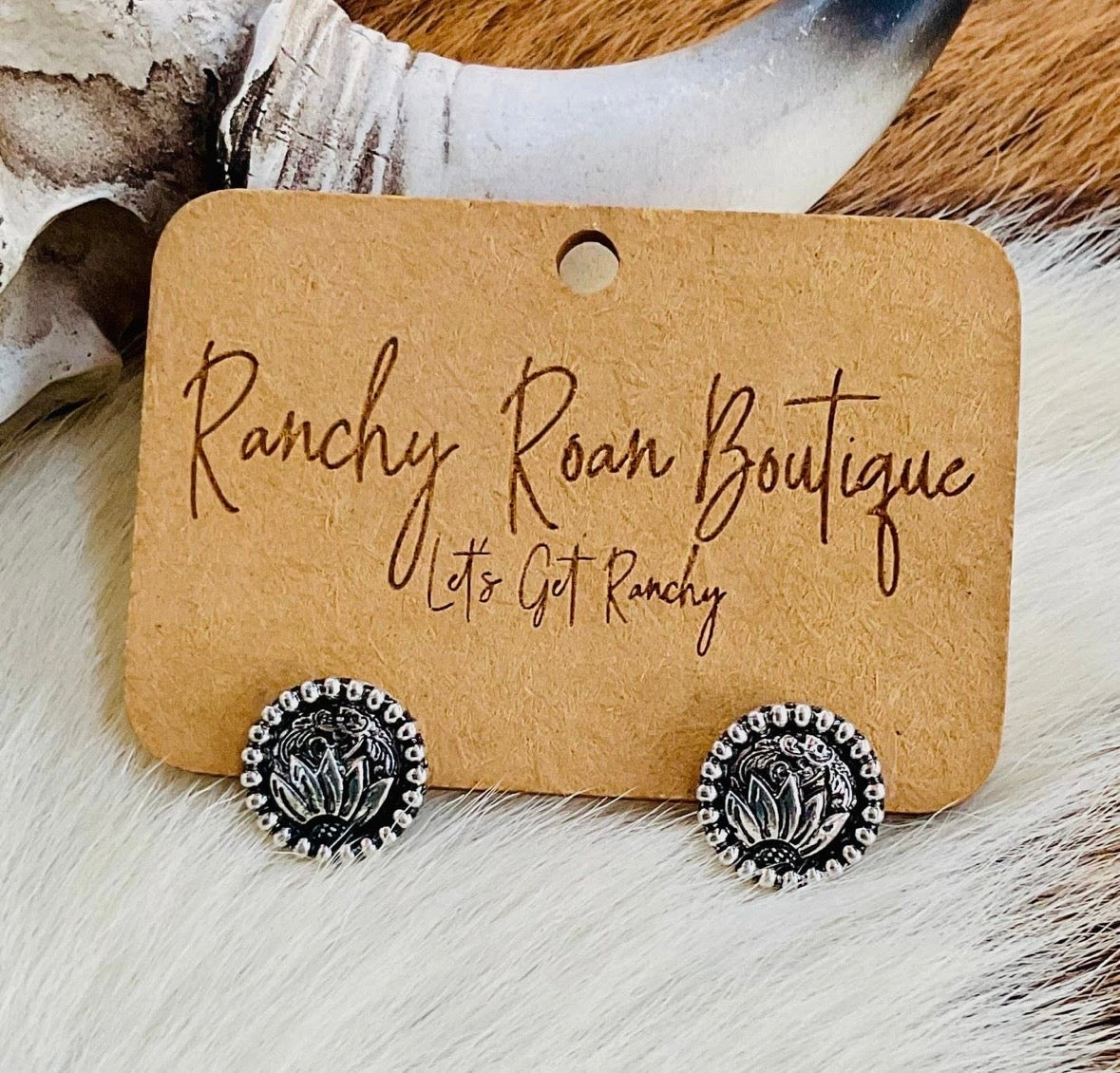 Sunflower Stud Earrings