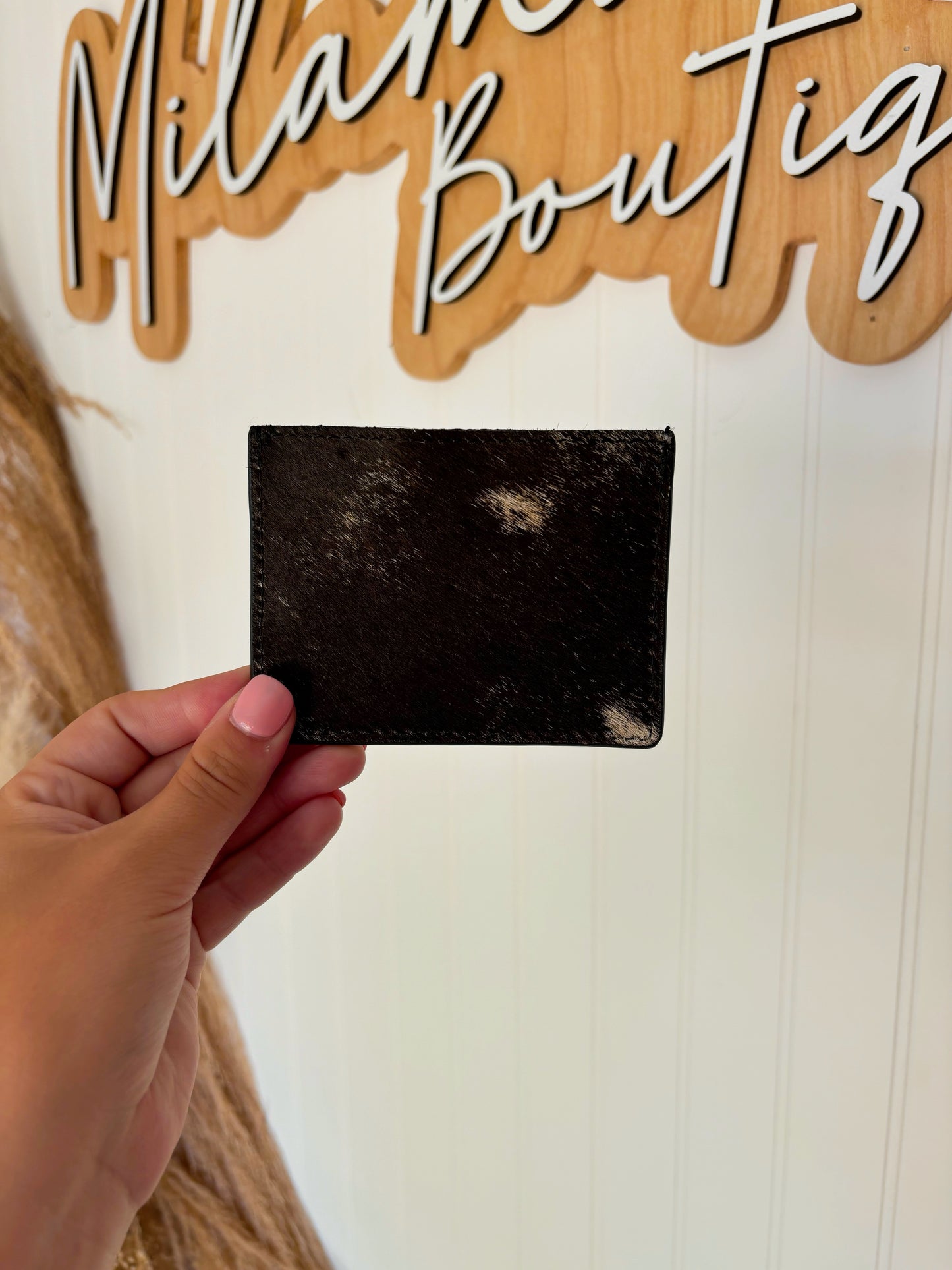 Cowhide Card Holder