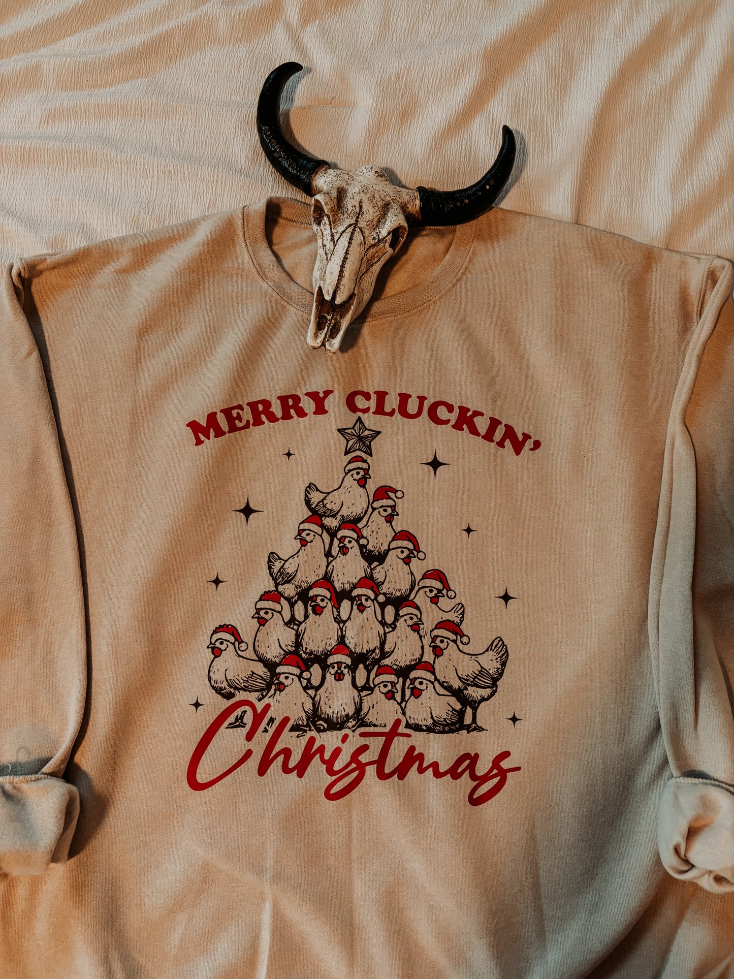 Merry Clucking Christmas Crewneck