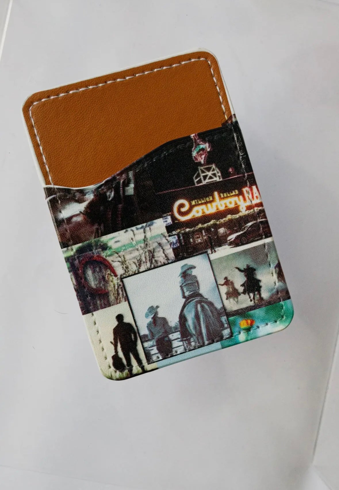 Cowboy Collage Phone Pocket