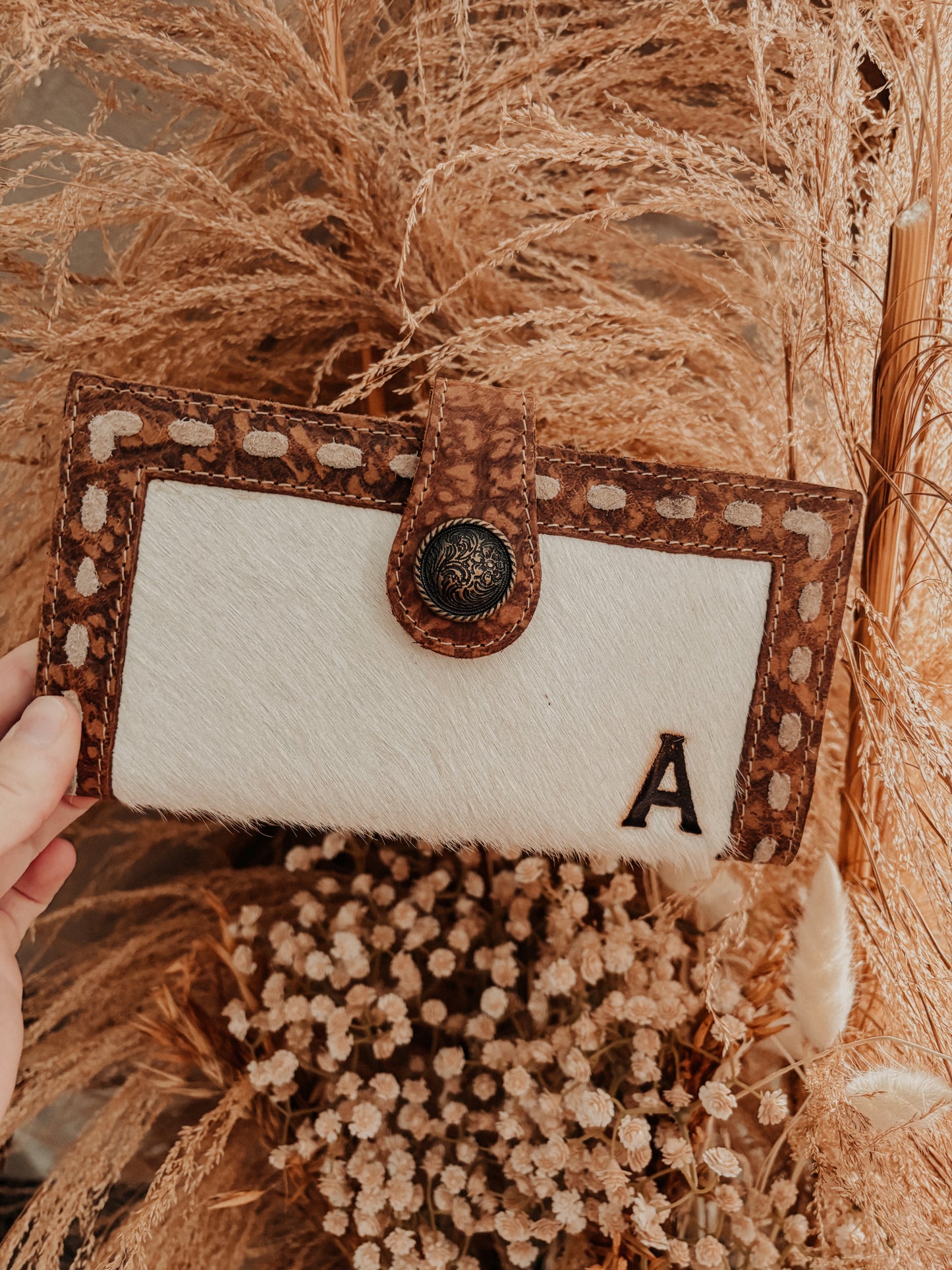 Bayou Leather & Hairon Hide Wallet