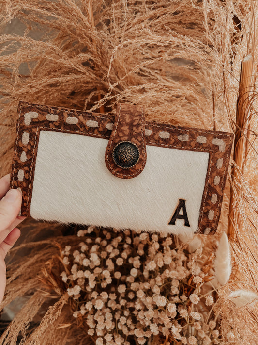 Bayou Leather & Hairon Hide Wallet