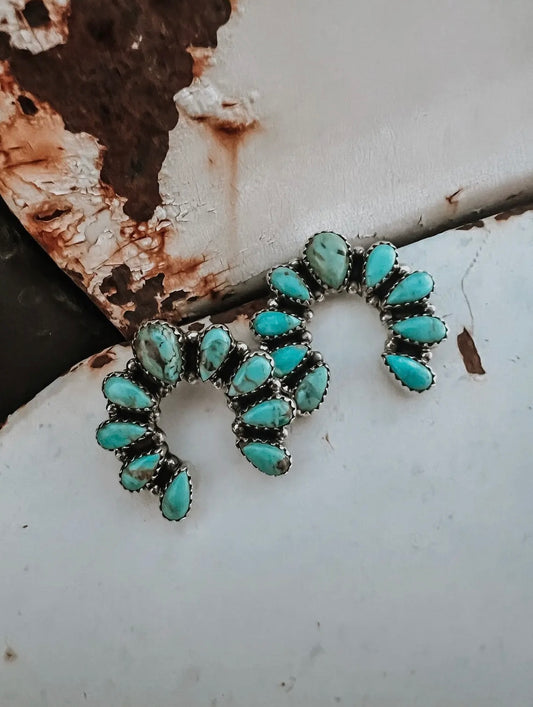 Genuine Turquoise Earrings
