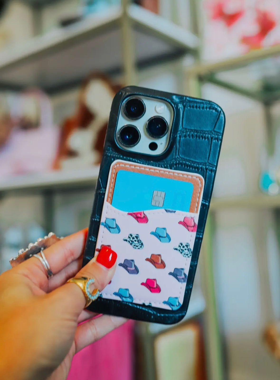 Cowboy Hat Phone Pocket