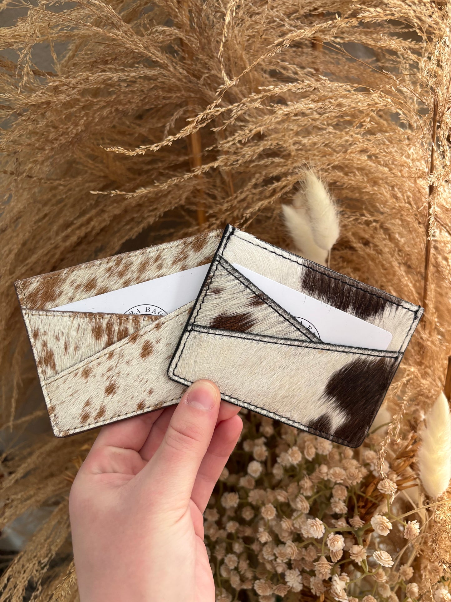 Cowhide Card Holder