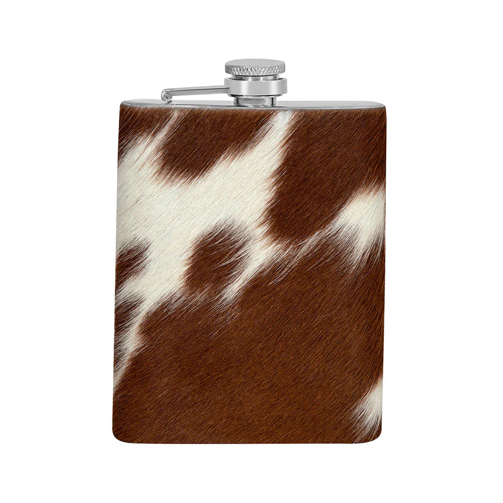 Cowhide Flask