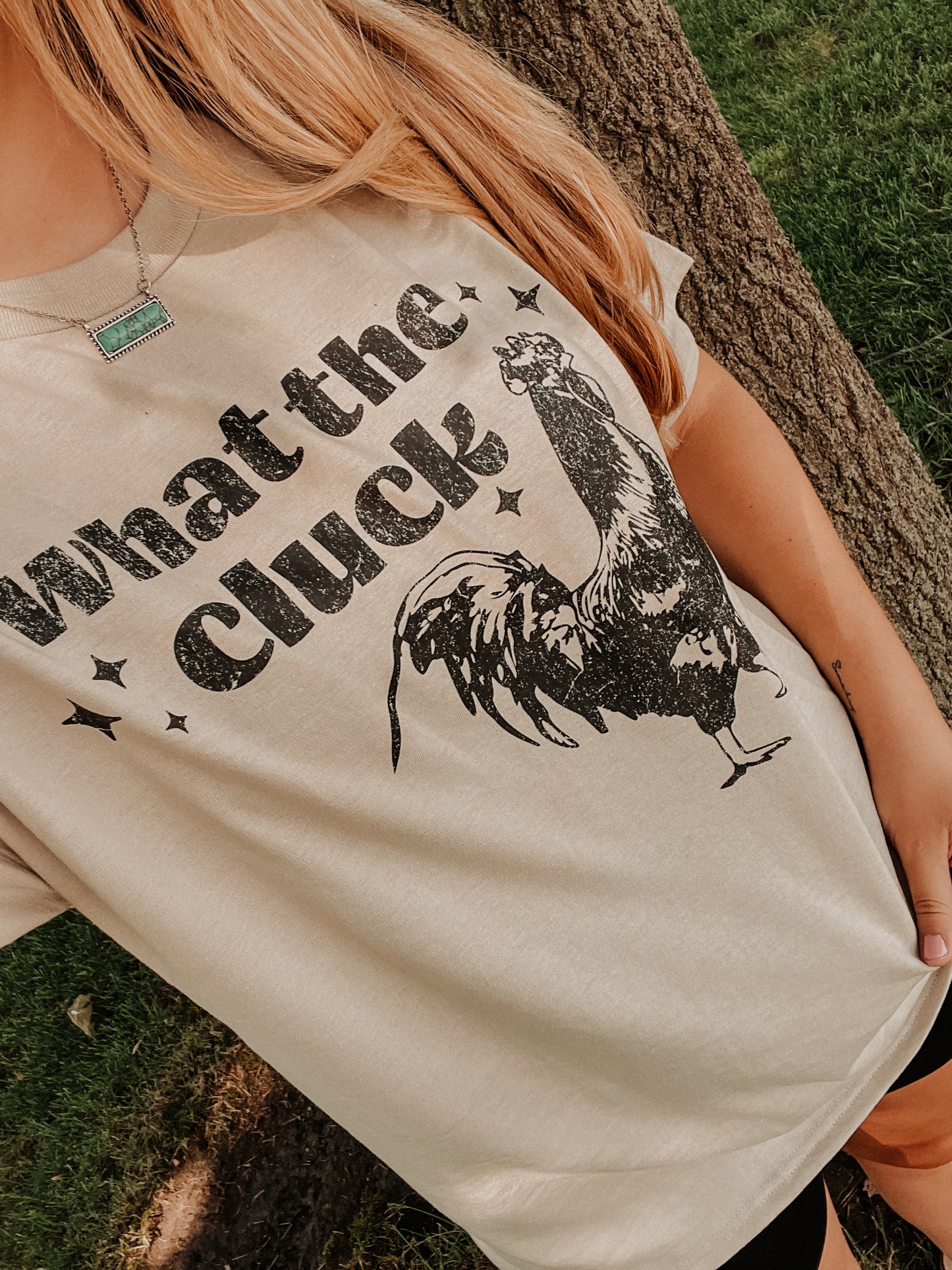 What The Cluck Tee