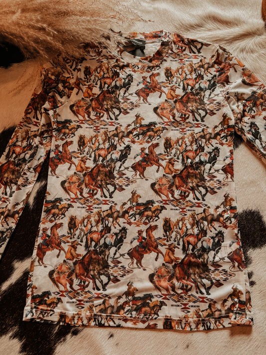 Buckaroo Long Sleeve Mesh