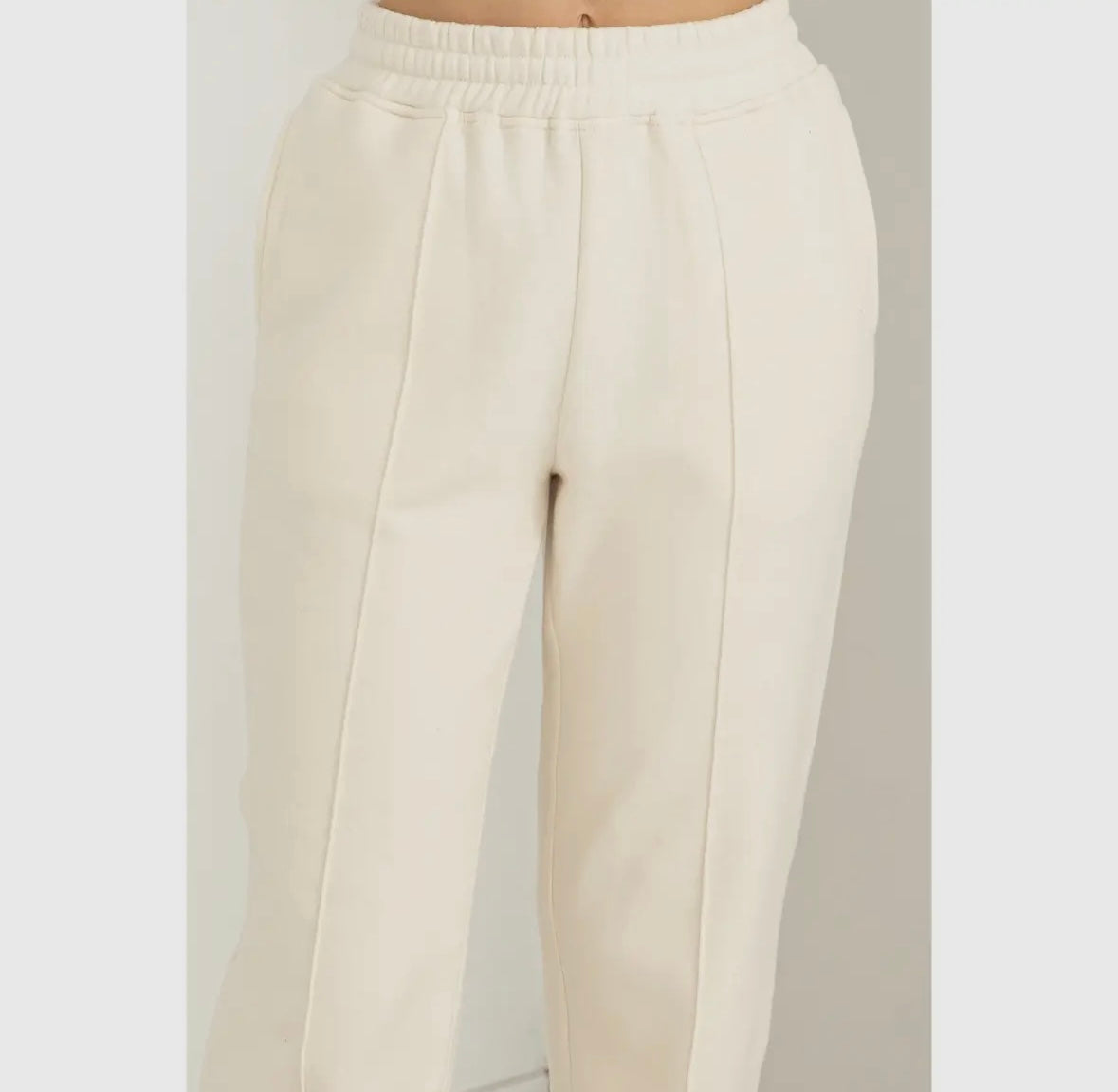 Cream Sweatpants