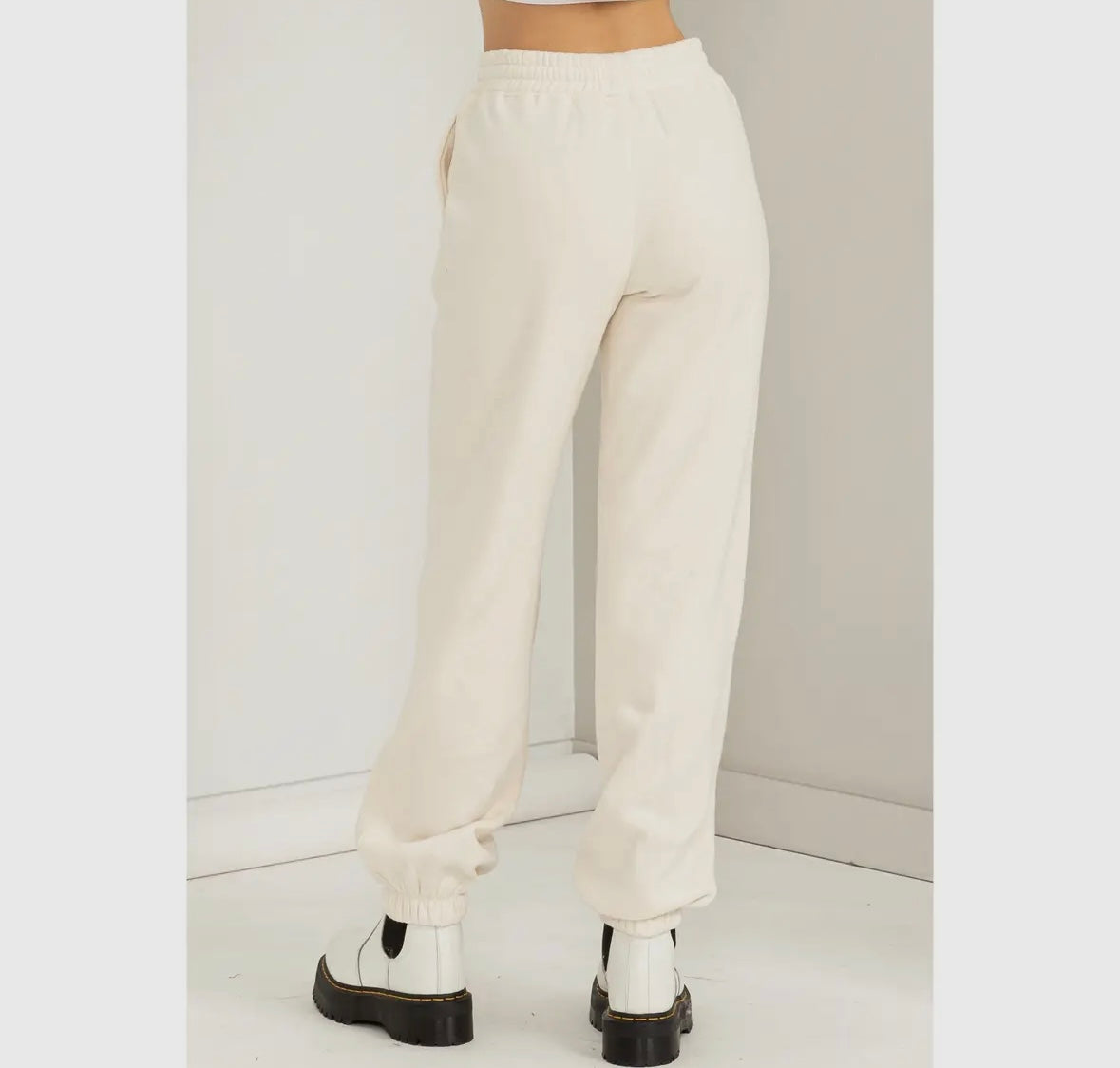 Cream Sweatpants