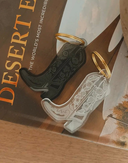 Cowboy Boot Keychain