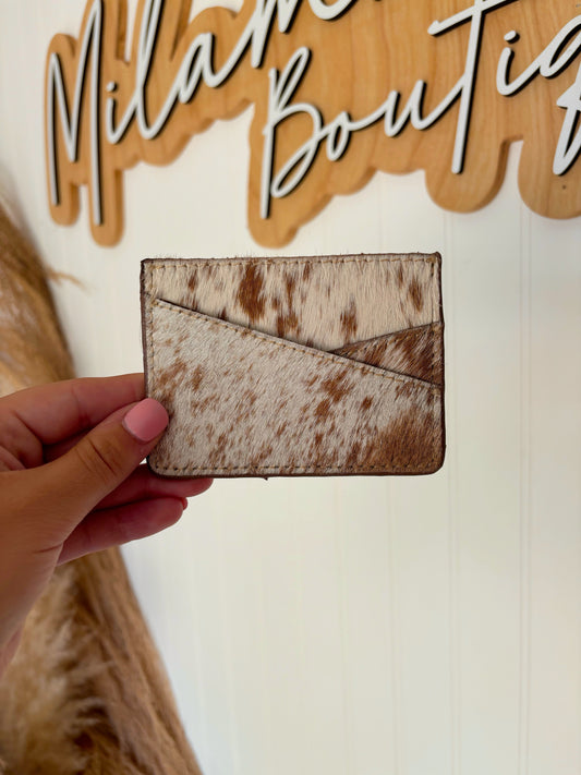 Cowhide Card Holder