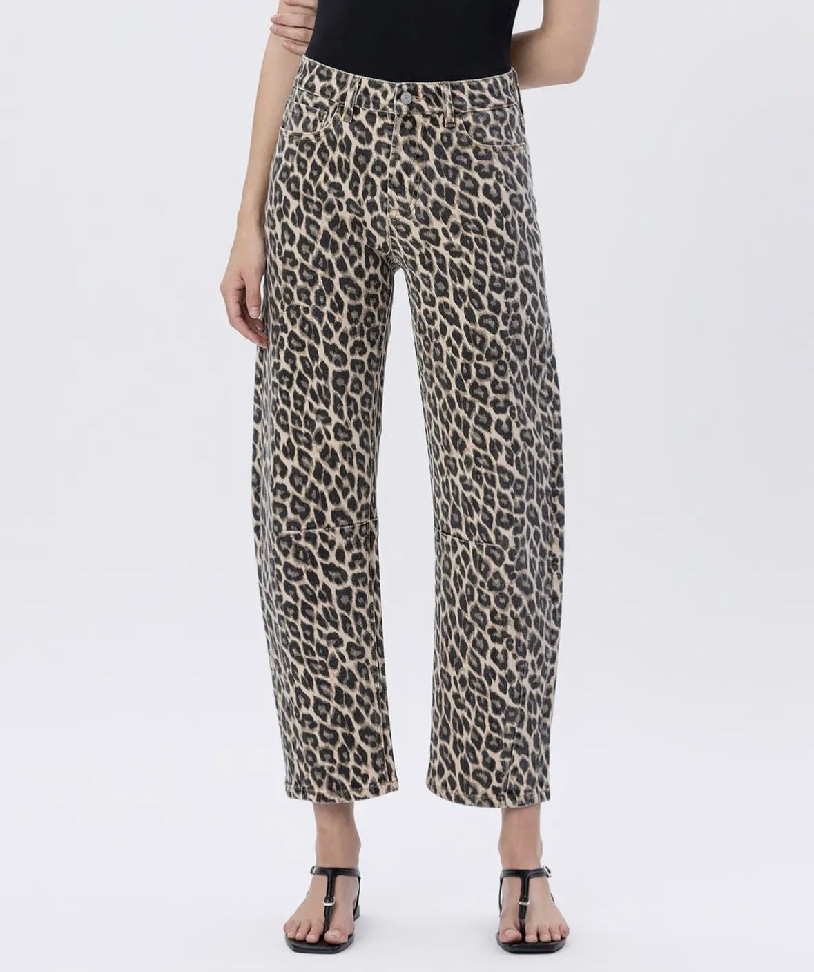 Leopard Print Jeans