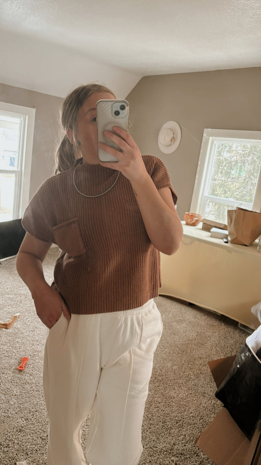 Cream Sweatpants