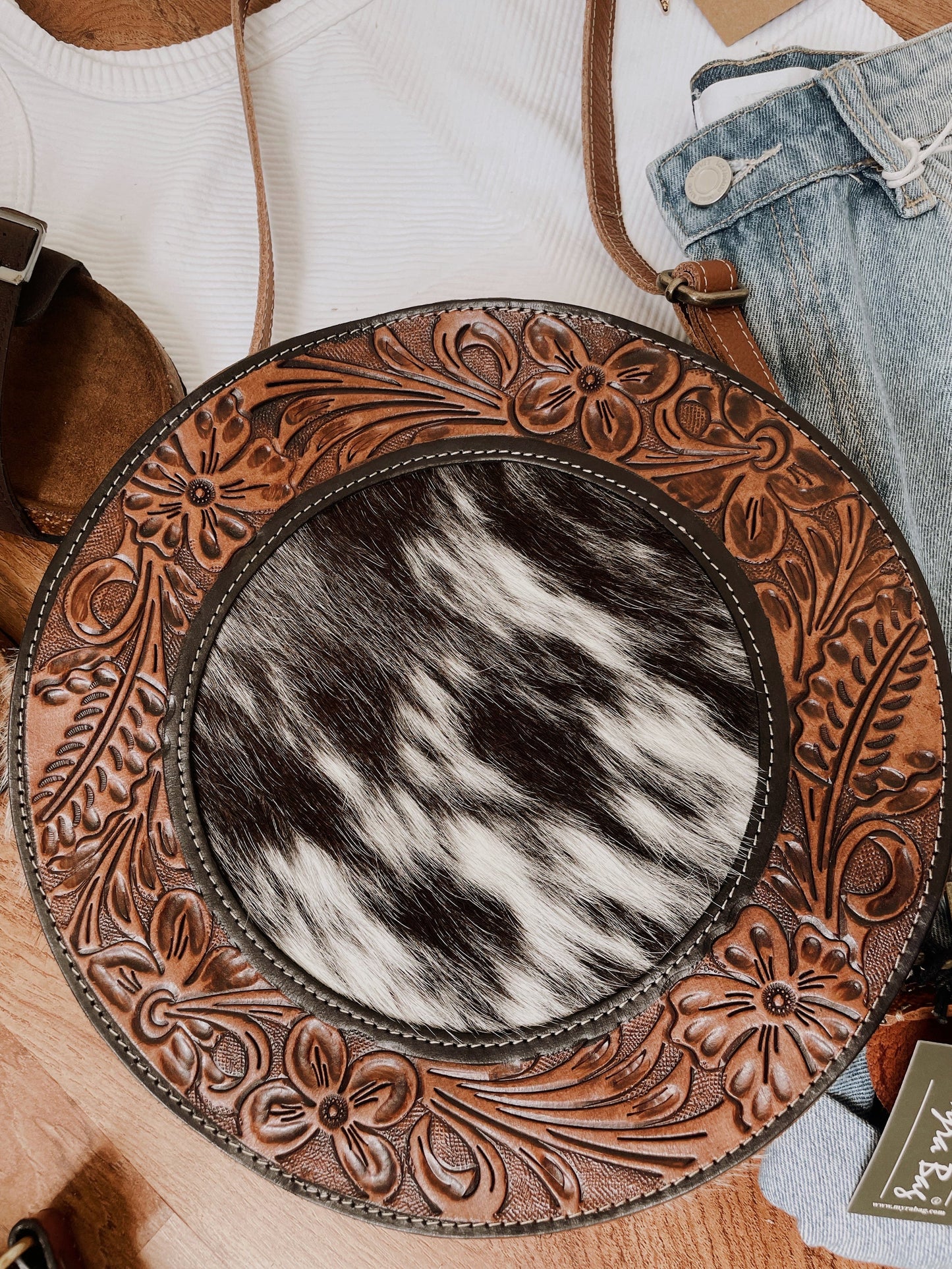 Cowhide Purse