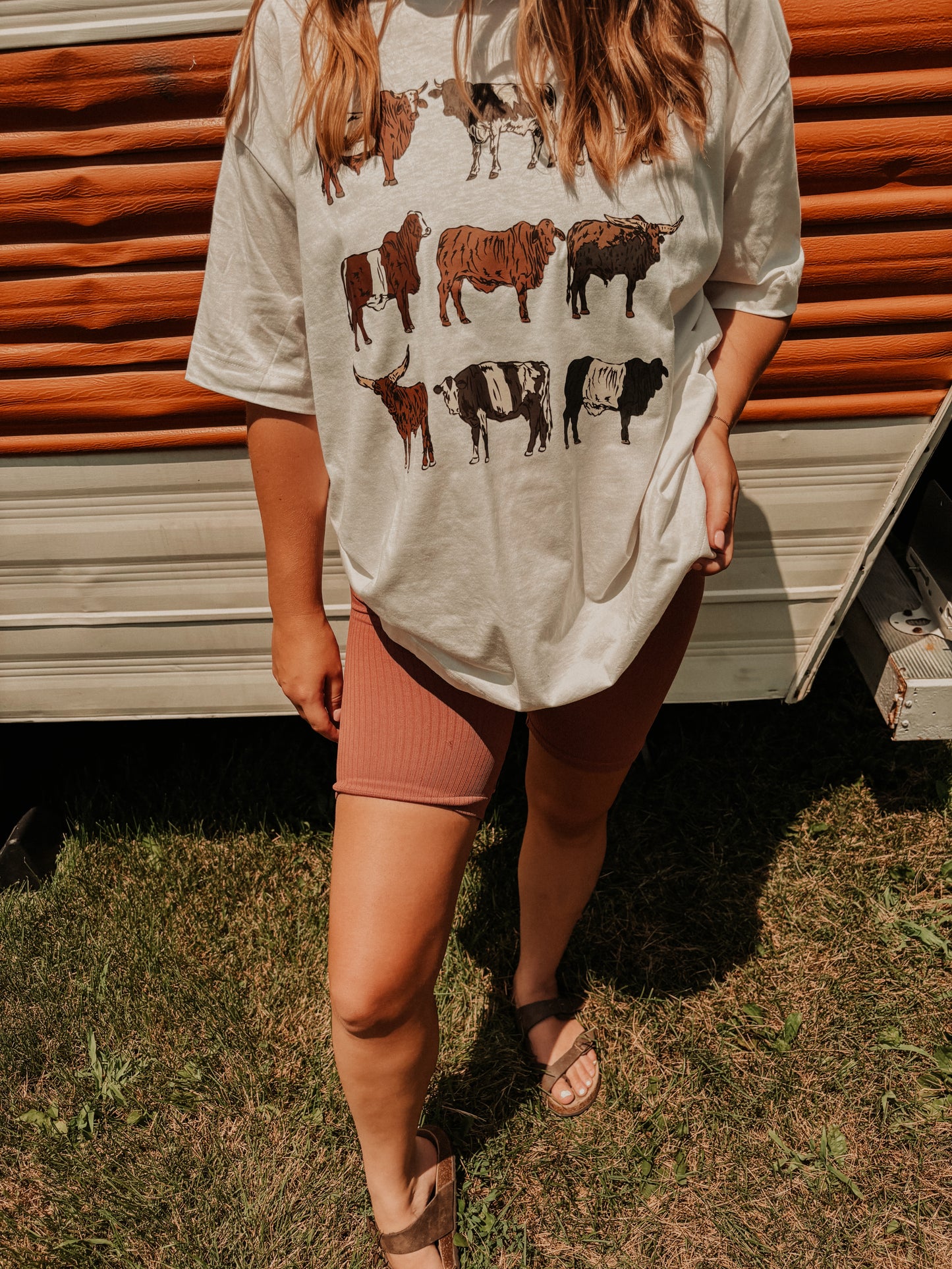 Mahogany Biker Shorts