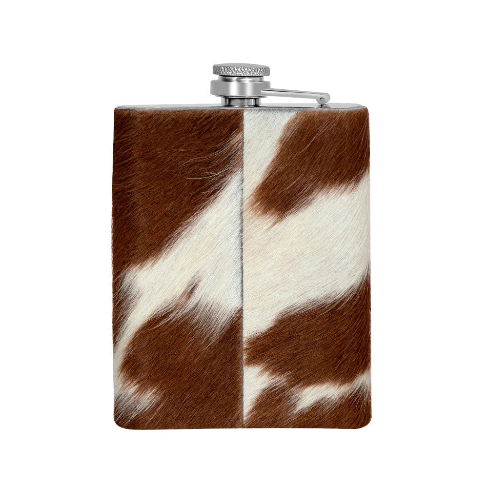 Cowhide Flask