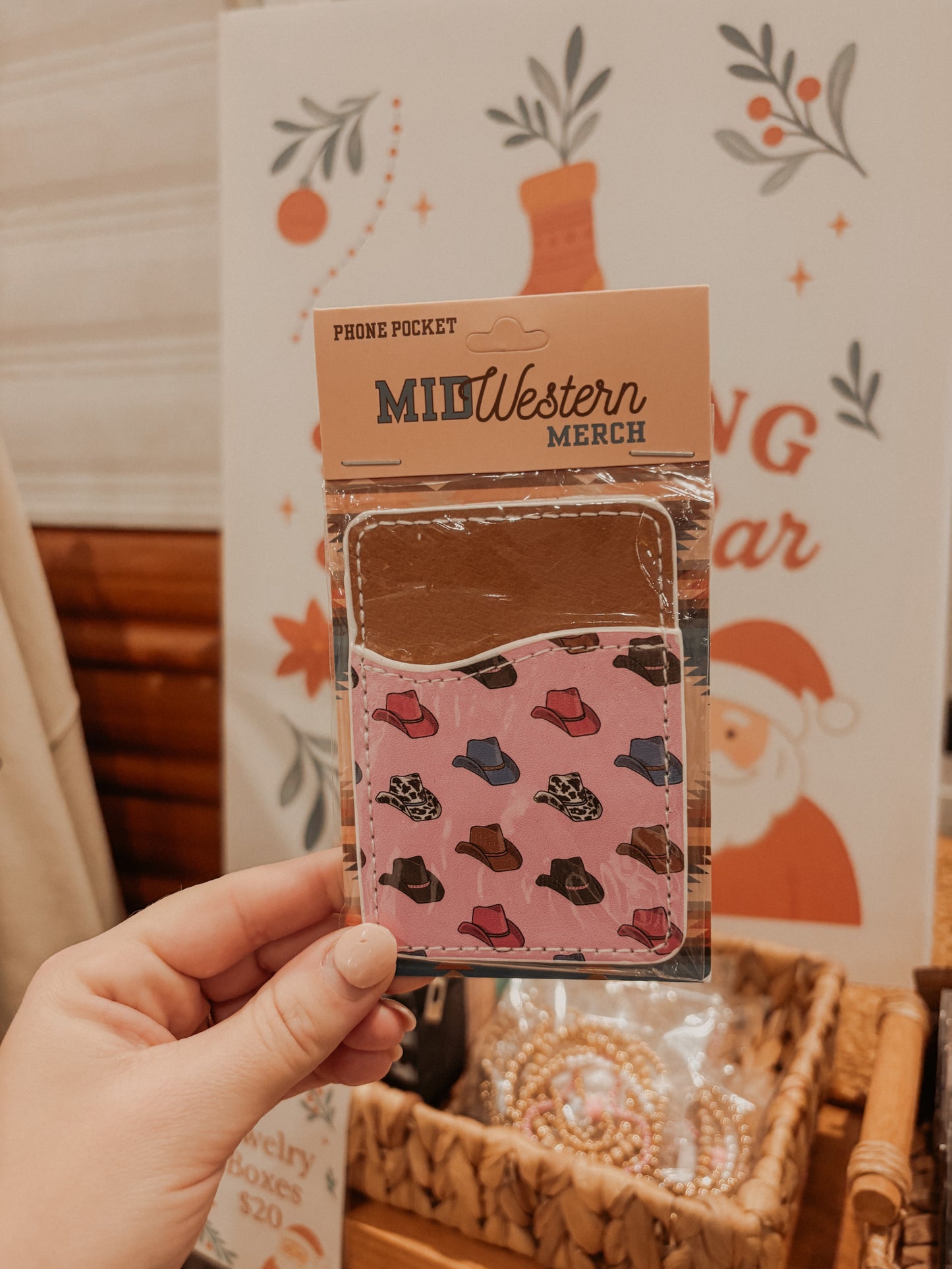 Cowboy Hat Phone Pocket