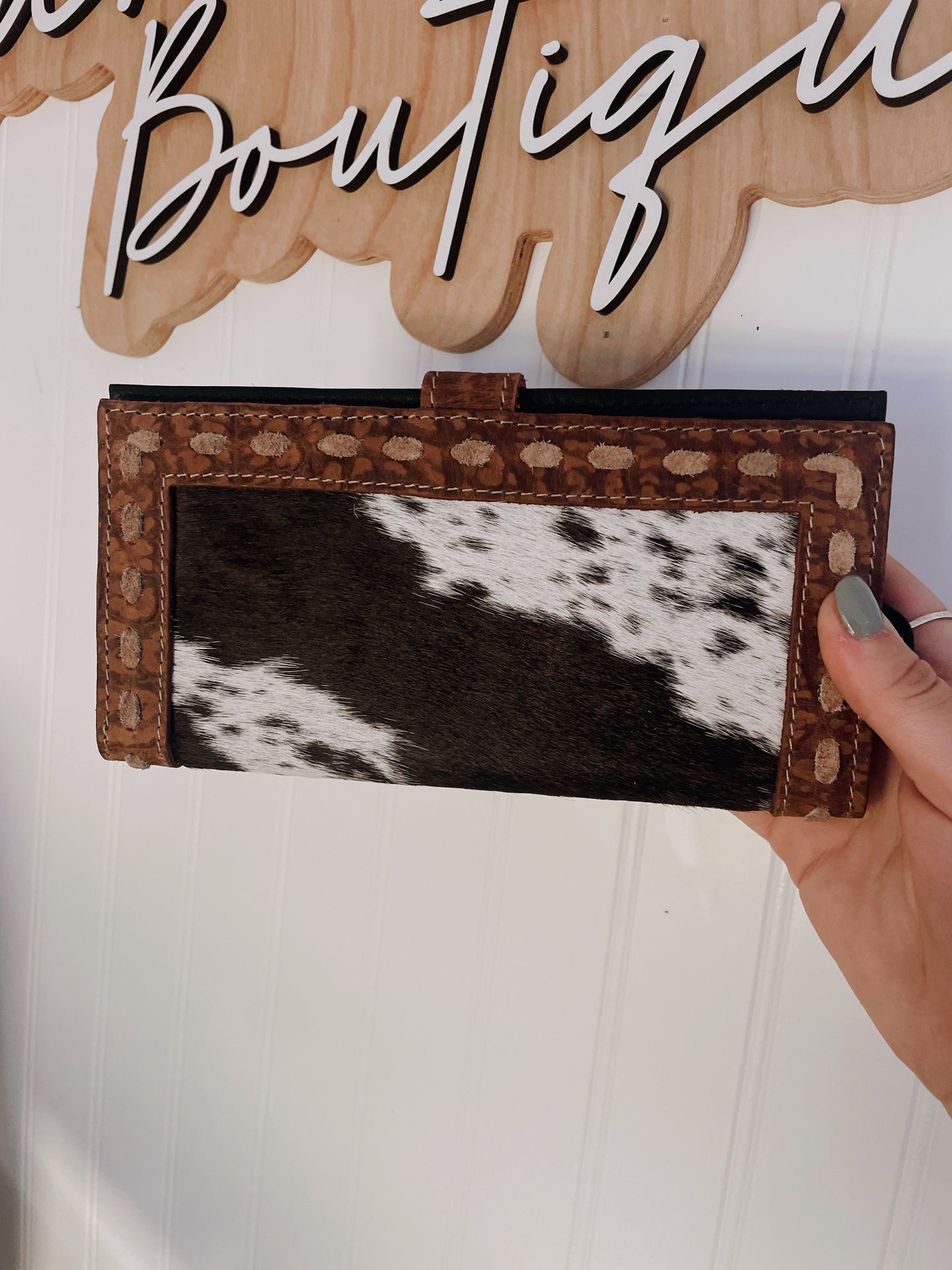 Bayou Leather & Hairon Hide Wallet