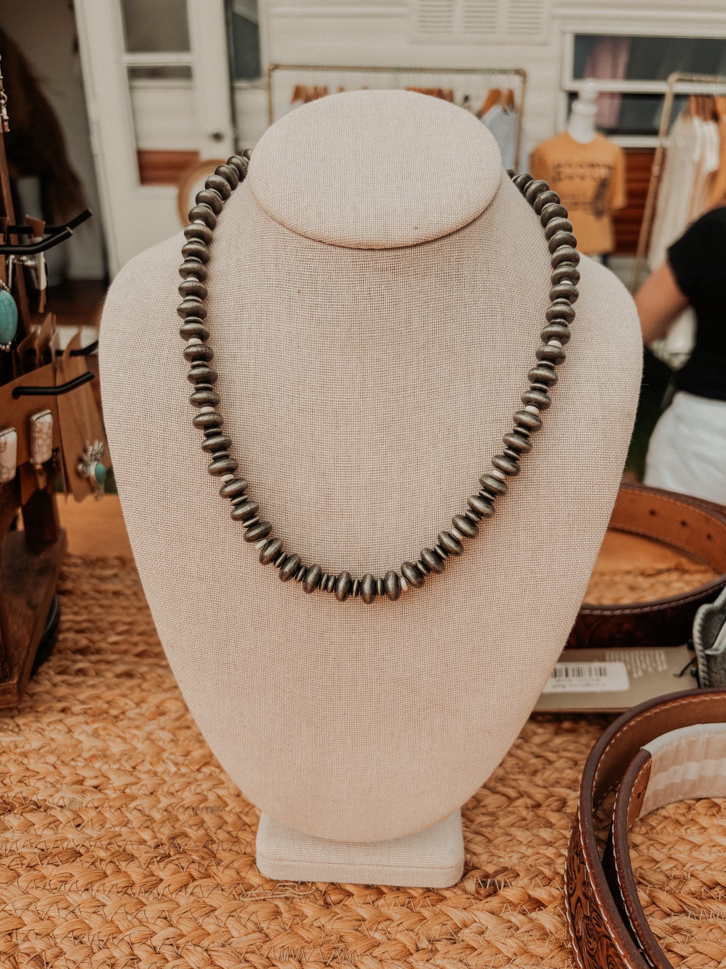 Navajo Style Pearls