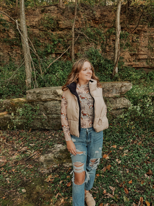 Reversible Puffer Vest