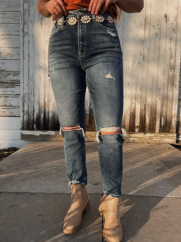 Cindy Stretch Mom Jeans